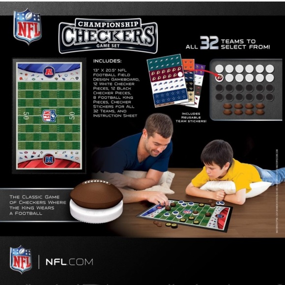 NFL Checkers - Add Your TEAMS - NIB - Picture 4 of 4